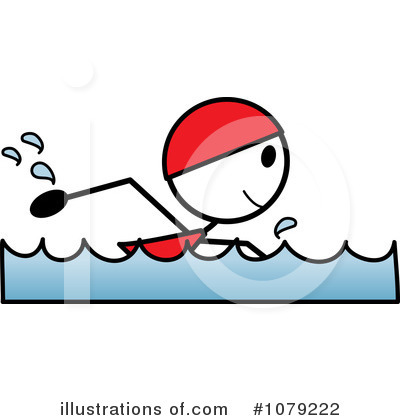 Swimming Clipart Illustration By Pams Clipart   Stock Sample  1079222