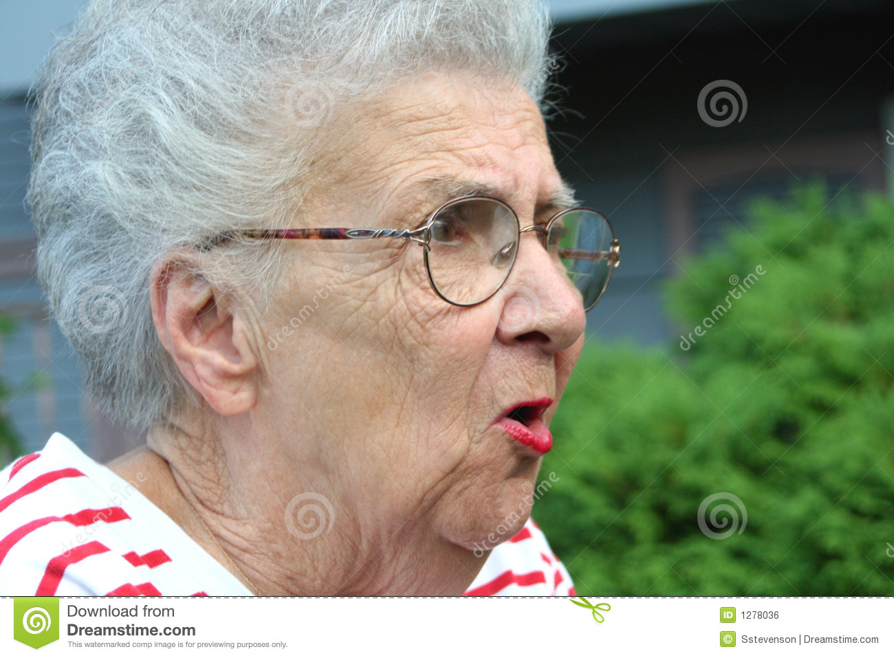 Angry Grandmother Royalty Free Stock Image   Image  1278036