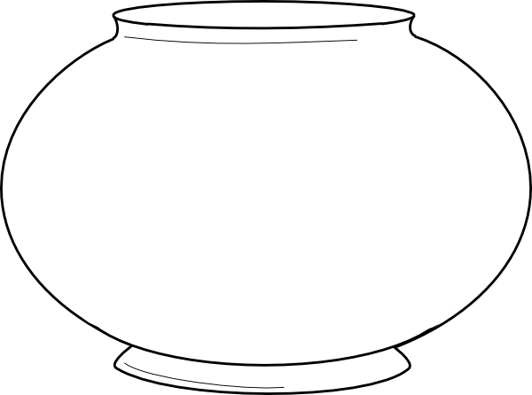 Blank Fishbowl 2 Clip Art At Clker Com   Vector Clip Art Online