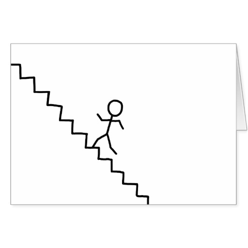 Drawing Of Man Walking Up Stairs Stick Man Going Up The Stairs