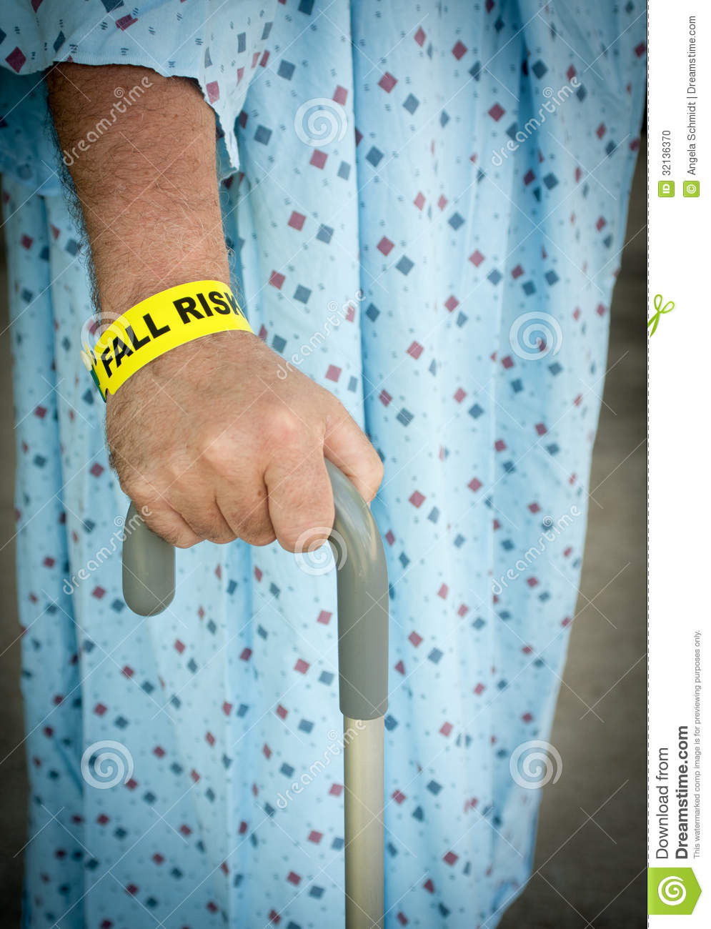 Fall Risk At The Hospital Stock Photo   Image  32136370