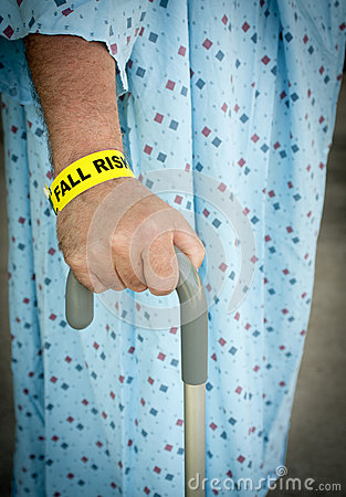 Fall Risk At The Hospital Stock Photo   Image  32136370