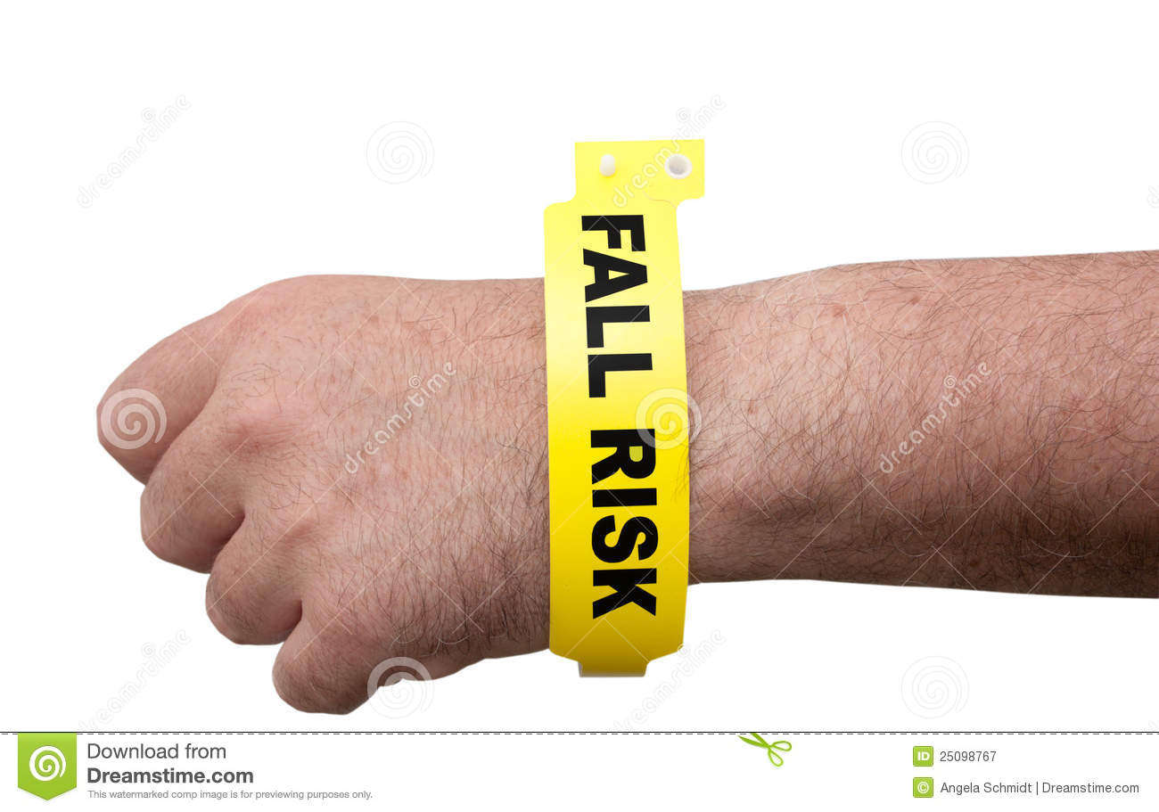 Fall Risk Bracelet Royalty Free Stock Photography   Image  25098767