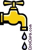 Faucet Vector Clipart Illustration