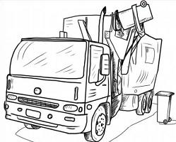 Free Garbage Truck Truck Clipart