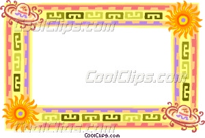 Mexican Clip Art Borders 061312  Clip Art   Ecro