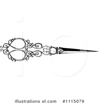 Royalty Free  Rf  Scissors Clipart Illustration  1115079 By Prawny