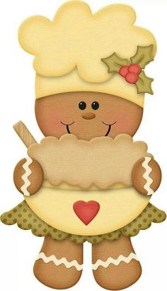 Sandpaper Gingerbread Man   30 Homemade Christmas Card Ideas