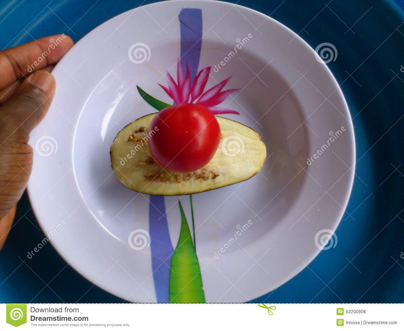 Stock Photo  Vegetablesdecoration And Culinary Art