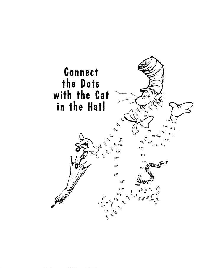 The Cat In The Hat Coloring Pages