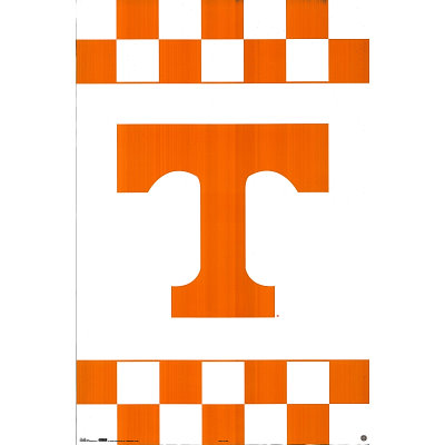 University Of Tennessee  Volunteers Logo  Sports Poster   22x34