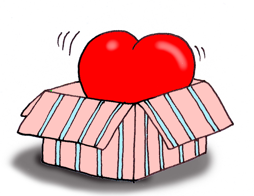 Valentine Clipart Hear In Box