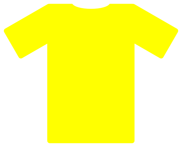 Yellow Soccer Jersey Clip Art At Clker Com   Vector Clip Art Online    