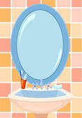Bathroom Mirror Clipart Royalty Free Bathroom Mirror Clip Art Cswzbcfd