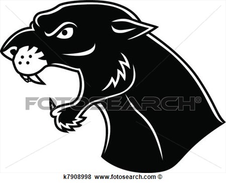 Black Panther Head Clipart   Free Clip Art Images