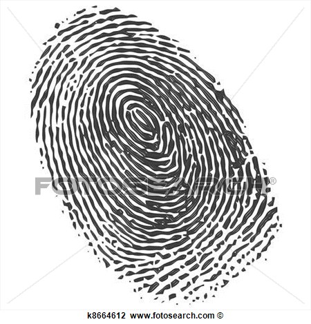 Clip Art   Fingerprint   Fotosearch   Search Clipart Illustration