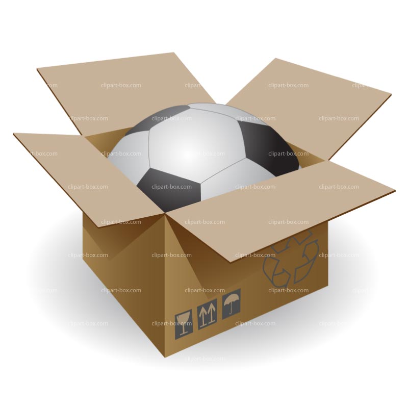 Clipart Ball In A Box   Royalty Free Vector Design