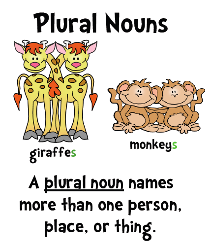 Complete The Sentence With The Correct Plural Noun 