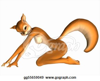 Cute Squirrel Clipart Cute Toon Figure Squirrel Gg55659049 Jpg