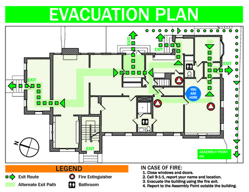 Design Plus Collective   Evacuation Plans