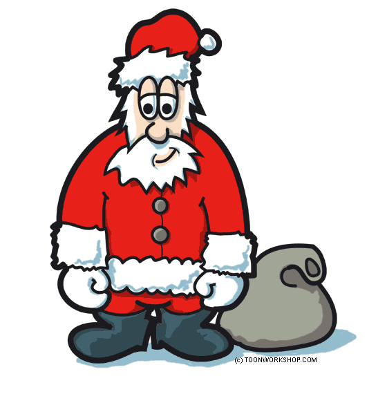 Free Santa Claus Clipart Cartoon Style