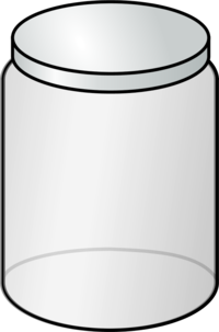 Glass Jar   Vector Clip Art
