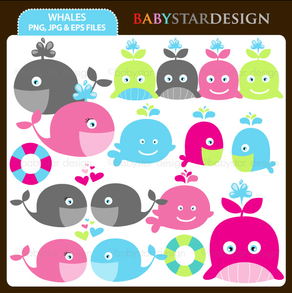 Home Clipart Sets Whales