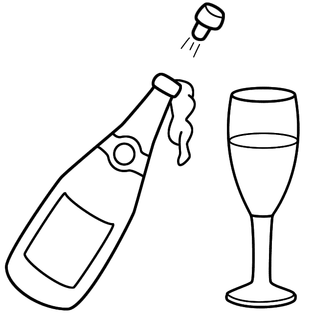 How To Draw Champagne Bottle   Free Cliparts That You Can Download