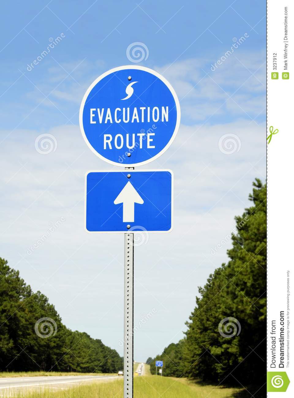 Hurricane Evacuation Route Stock Photography   Image  3237912
