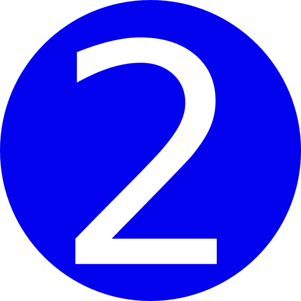 Number 22 Clipart Blue Roundedwith Number 22