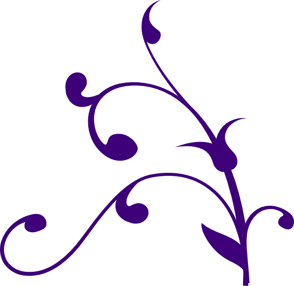 Purple Swirl Clip Art At Clker Com   Vector Clip Art Online Royalty    