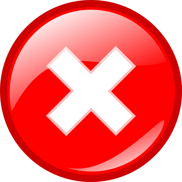 Round Error Warning Button Clip Art At Clker Com   Vector Clip Art