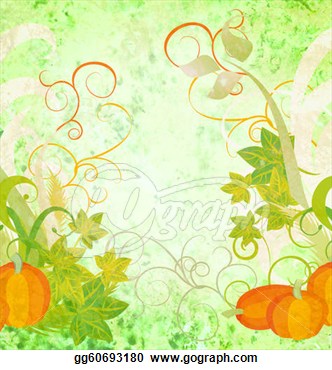 Autumn Textured Orange Pumpkin Background  Clipart Gg60693180