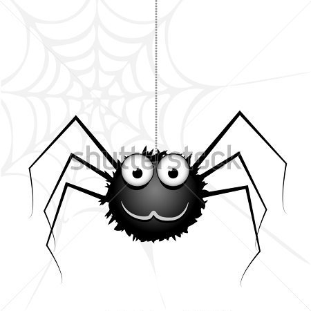Cartoon Spider Clip Art Clipart Character Vector Pictures