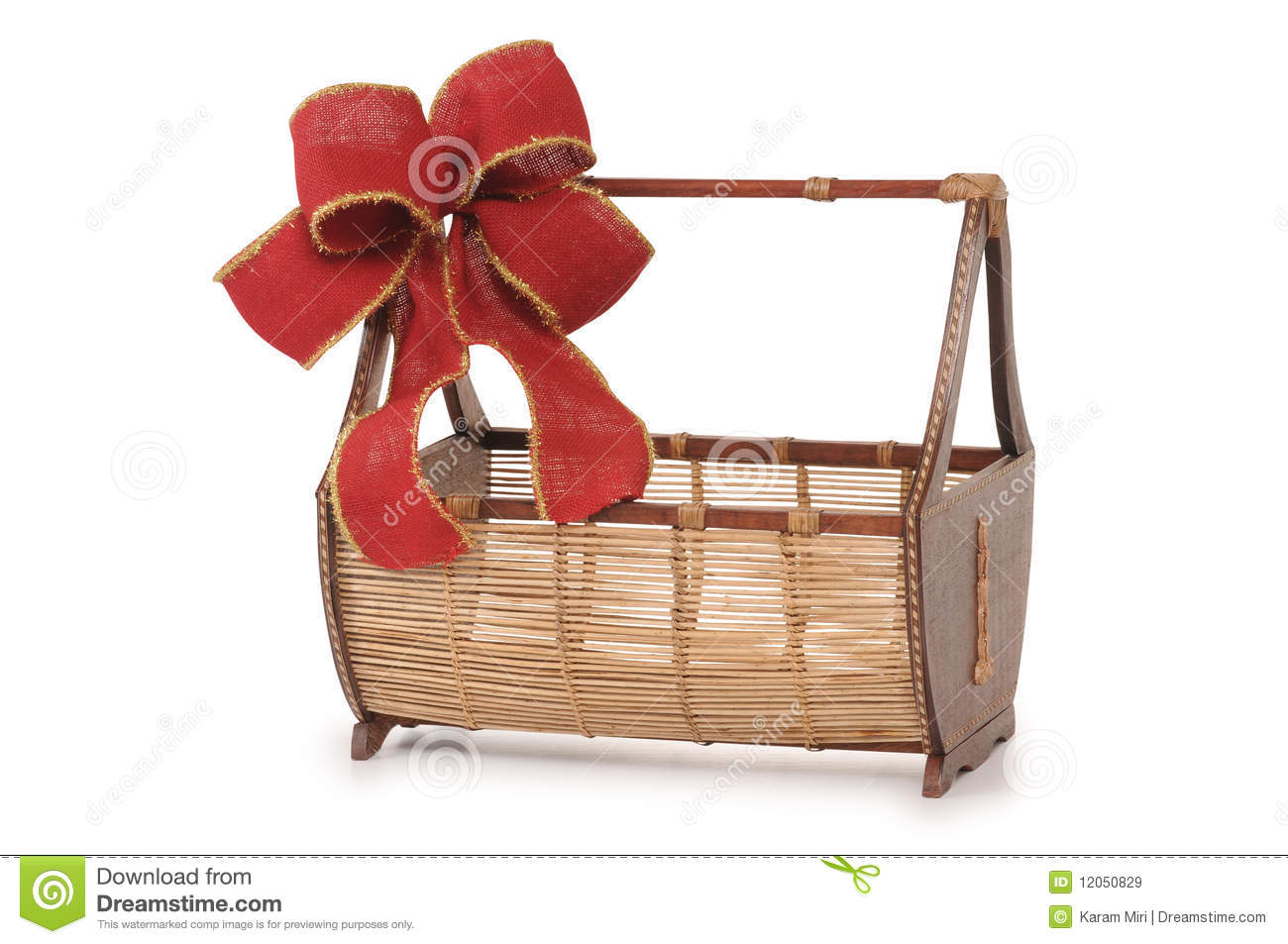 Christmas Basket Royalty Free Stock Images   Image  12050829