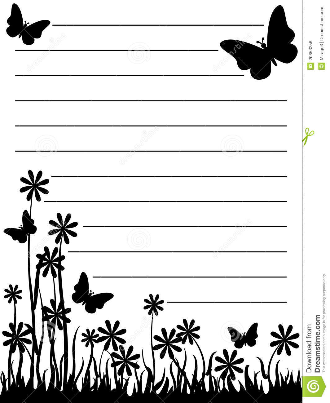 Clip Art  Flower Clip Art Black And White  Butterfly Clip Art Black