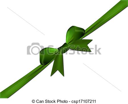 Clipart Of Green Bow Isolated On A White Background   Green Bow And