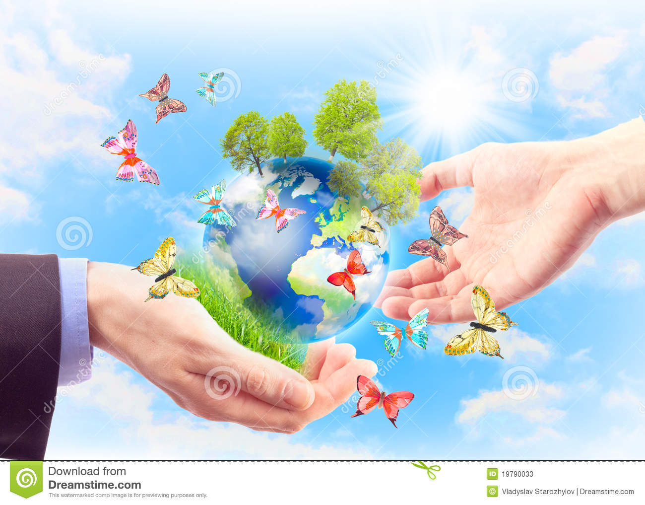 Concept Of Heritage Earth For Future Generations Stock Photos   Image    