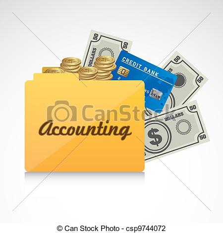 Folder Accounting Reporting Vector    Csp9744072   Search Clipart    