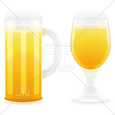 Footed Tumbler With Froth Download Royalty Free Vector Clipart  Eps
