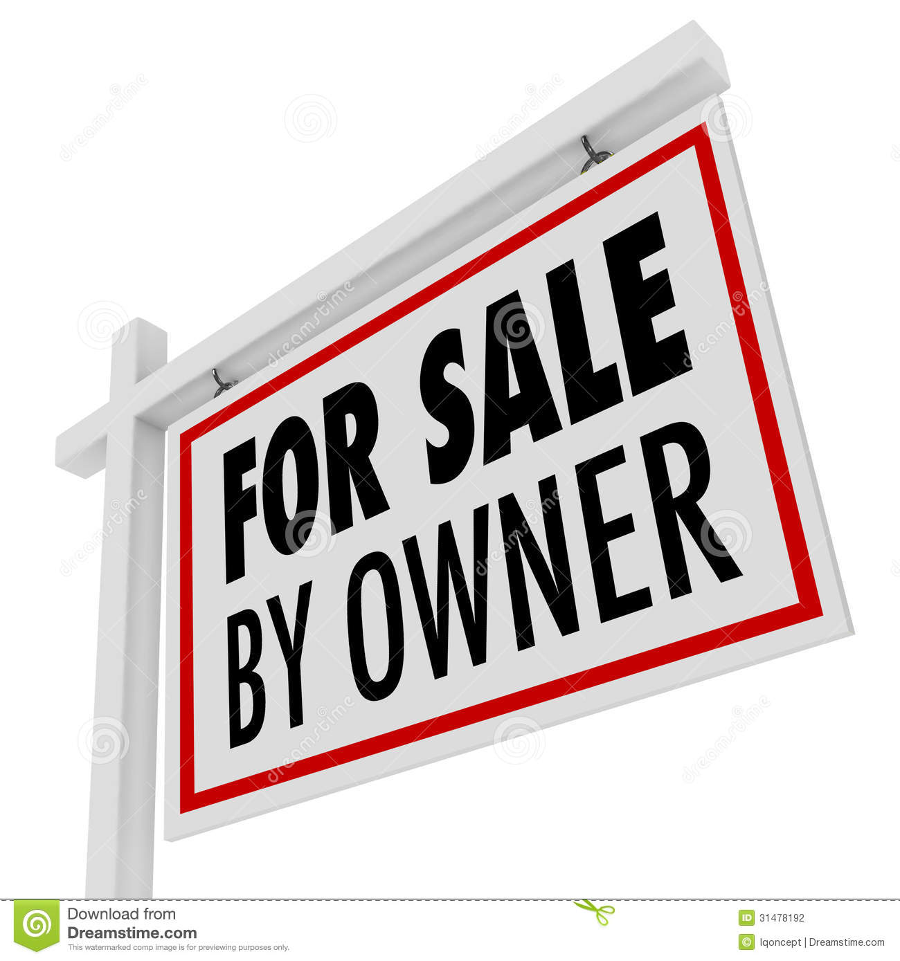 For Sale By Owner Real Estate Home Open House Sign Stock Photography    