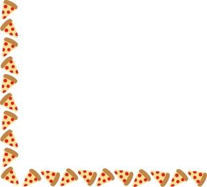 Free Cartoon Graphics Pizza   Pizza Clipart Image   Pizza Border