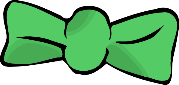 Green Bow Tie Clip Art At Clker Com   Vector Clip Art Online Royalty    