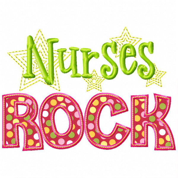 Home See It All Nurses Rock Applique