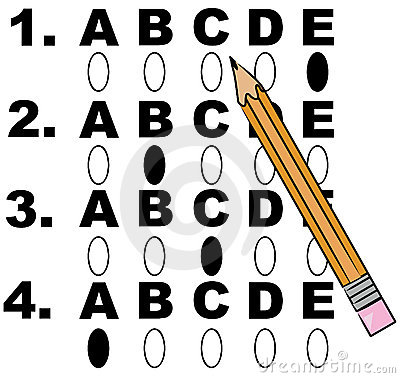 Multiple Choice Test Items  Require Test Takers To Select An Answer