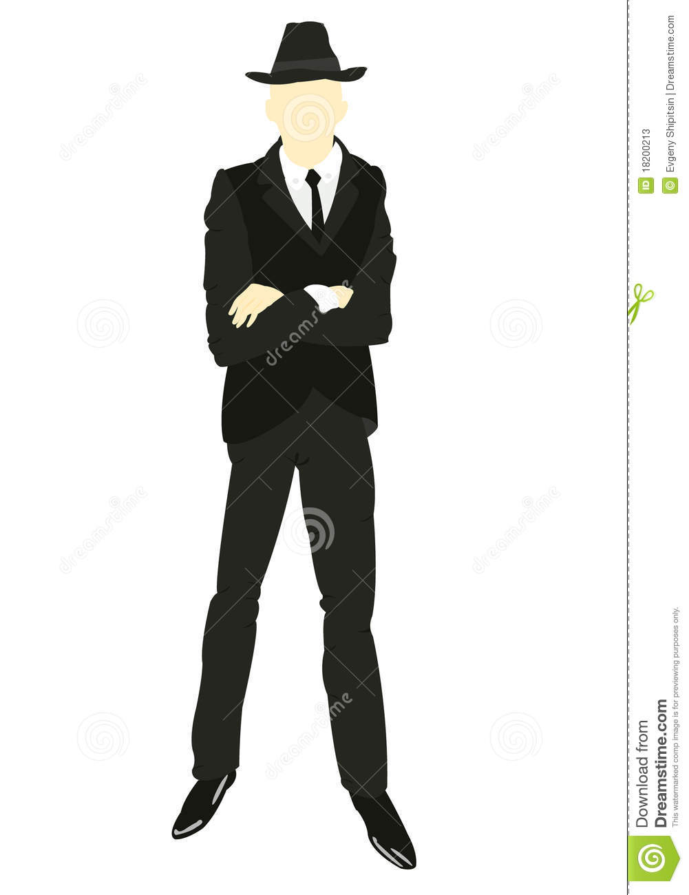 Of Black Man In Suit Silhouette Clipart   Cliparthut   Free Clipart