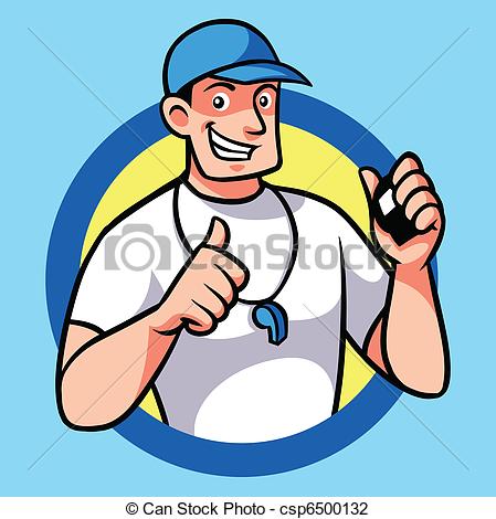 Of Mr Coach   Your Personal Daily Trainer Csp6500132   Search Clipart