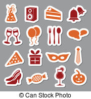 Pizza Party Vector Clip Art Royalty Free  207 Pizza Party Clipart