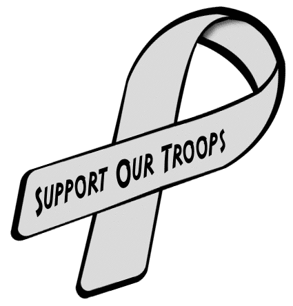 Ribbon Support Our Troops   Http   Www Wpclipart Com Armed Services