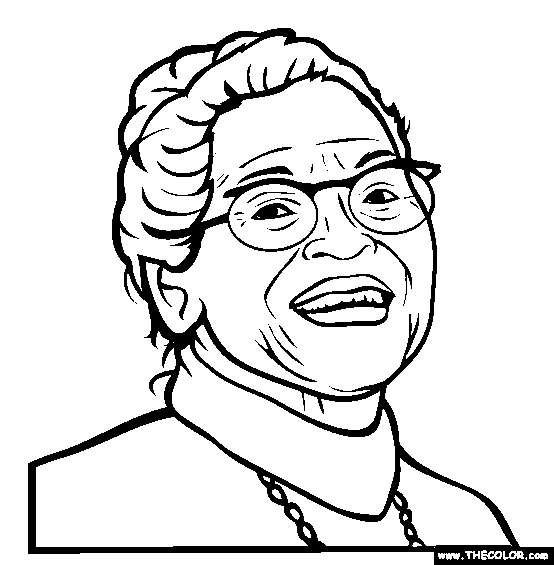 Rosa Parks Coloring Page   Image  1